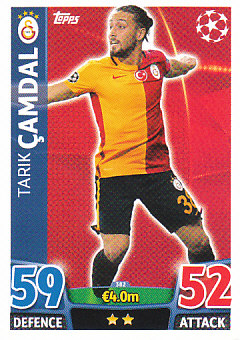 Tarik Camdal Galatasaray AS 2015/16 Topps Match Attax CL #382